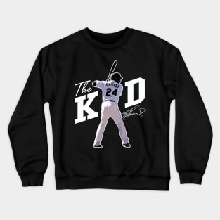 Ken Griffey Jr The Kid Basketball Legend Signature Vintage Retro 80s 90s Bootleg Rap Style Crewneck Sweatshirt